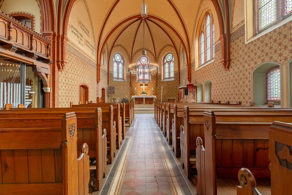 Innenansicht der Dorfkirche Geltow, Foto: Martin Karnbach, Lizenz: Gemeinde Schwielowsee